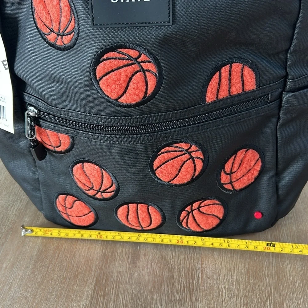 State Bags Kane Kids Fuzzy Basketball Backpack